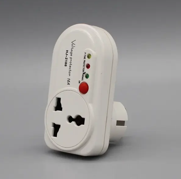 Universal socket automatic voltage protector with EU plug or UK plug